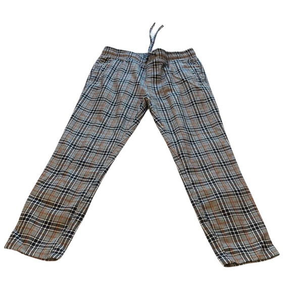 Forever 21 Blue and Brown Joggers with Elastic Waistband - Picture 2 of 7